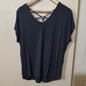 Papermoon Dark Grey Short Sleeve Top